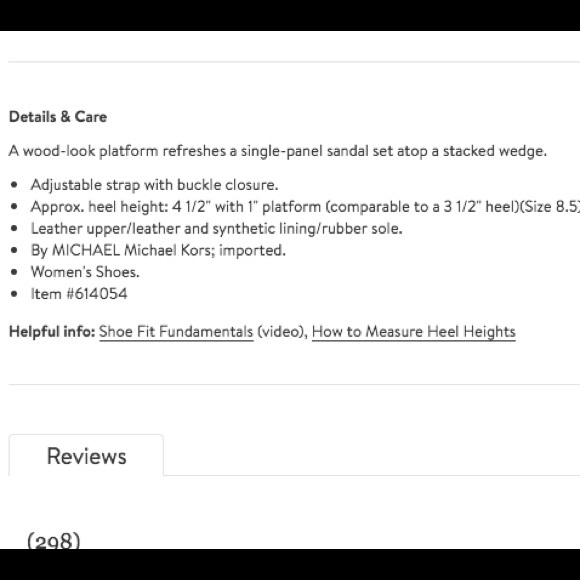 Michael Kors Josephine Wedge, black, 7 đź‘ - Picture 3 of 11